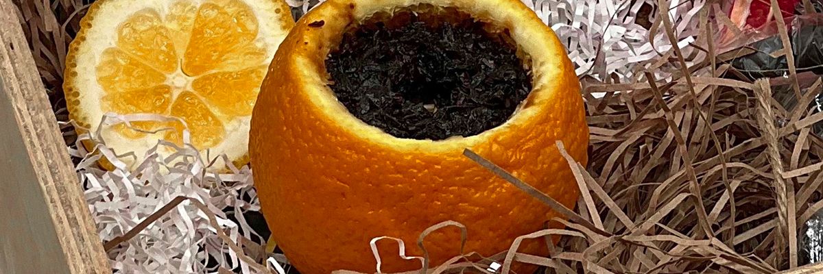 Кальянная чаша из спелого апельсина с забивкой из табака Кальянная чаша из спелого апельсина с забивкой из табака