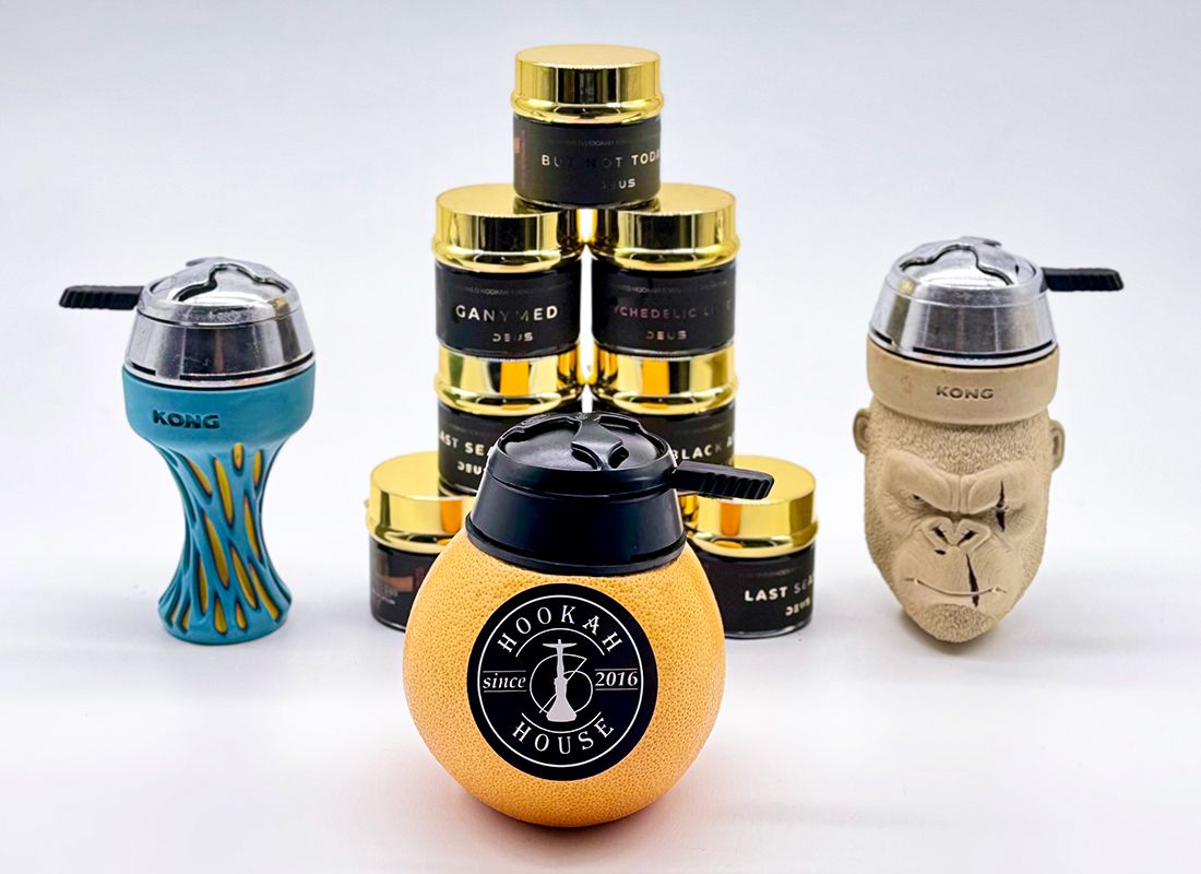 Забитые кальянные чаши с современным дизайном